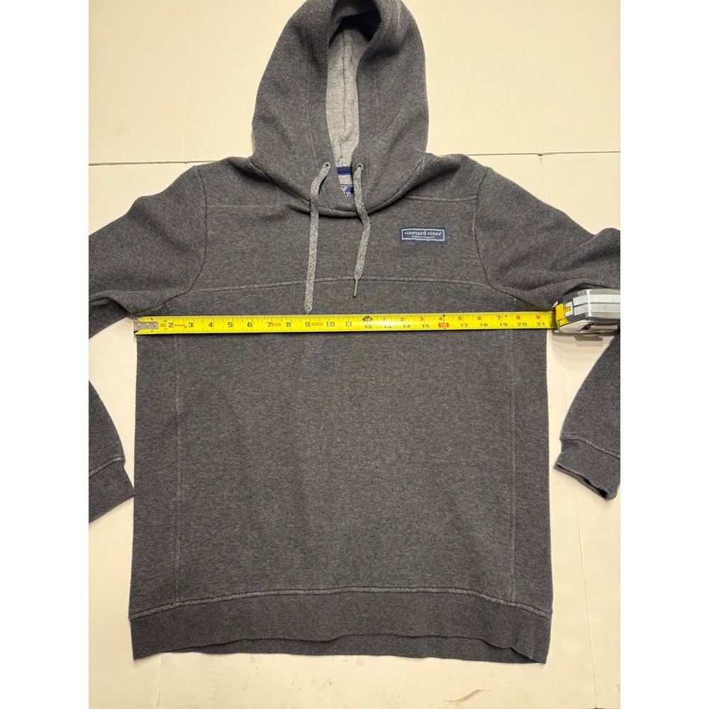 Vineyard Vines Mens Shep Fleece Hoodie Gray Small 1K002461 - Picture 6 of 10